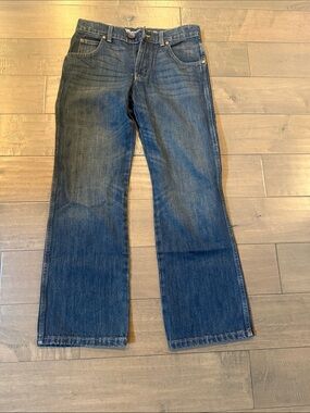 Wrangler Retro Boys Dark Wash Bootcut Jeans